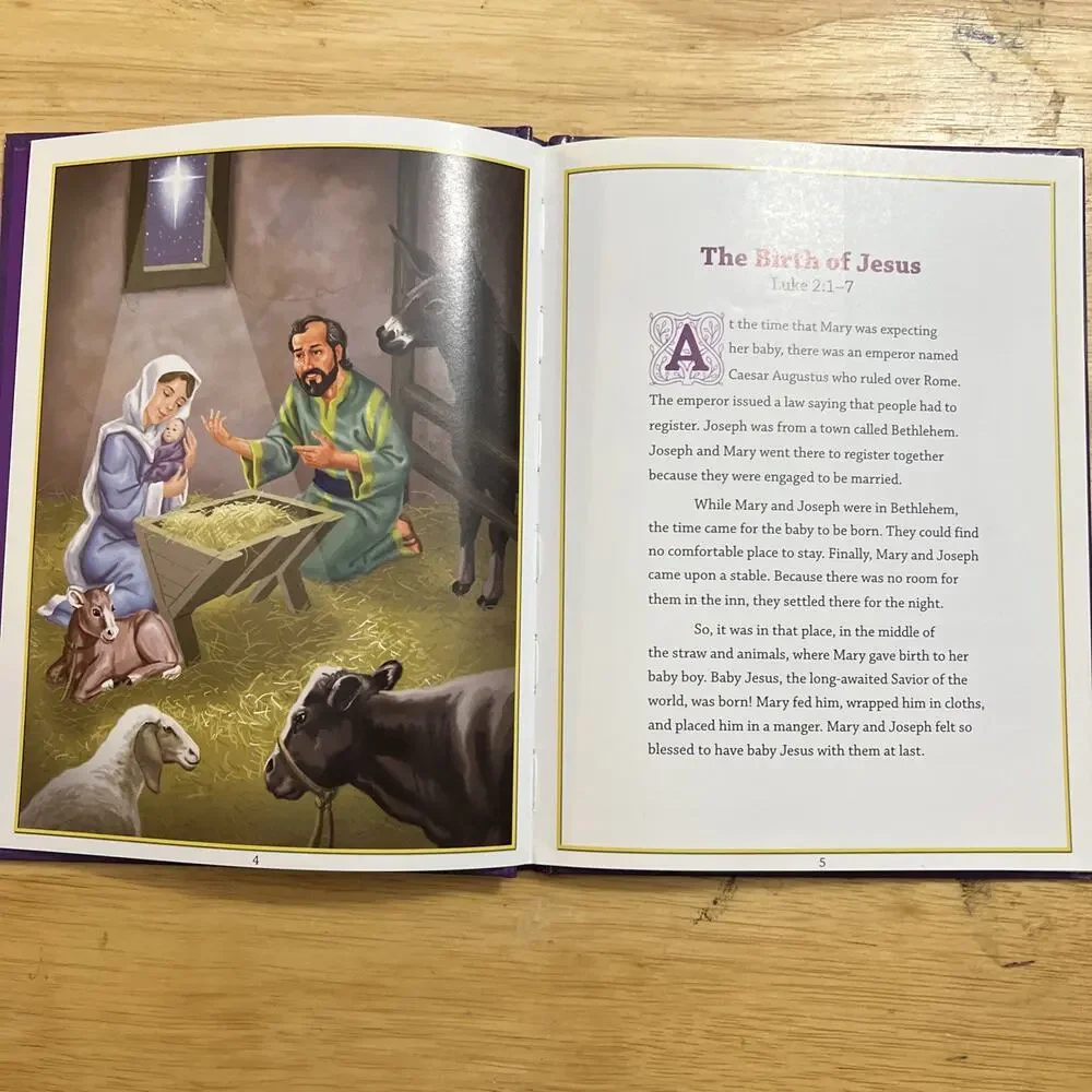 Childrens Old And New Testament Bible Stories Set Of 2 Hardcover Books 2013